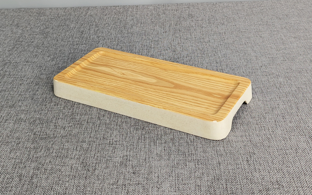 木纹长方形盘子